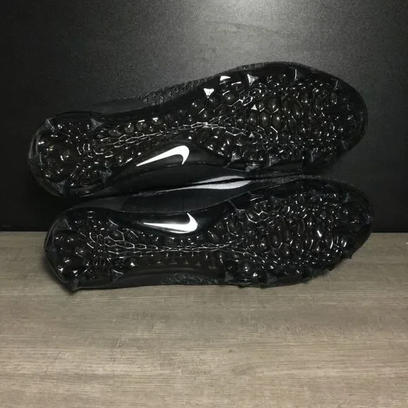Nike Alpha Menace Elite 2 Flyknit Football Cleats Black White AO3374-001 Men's